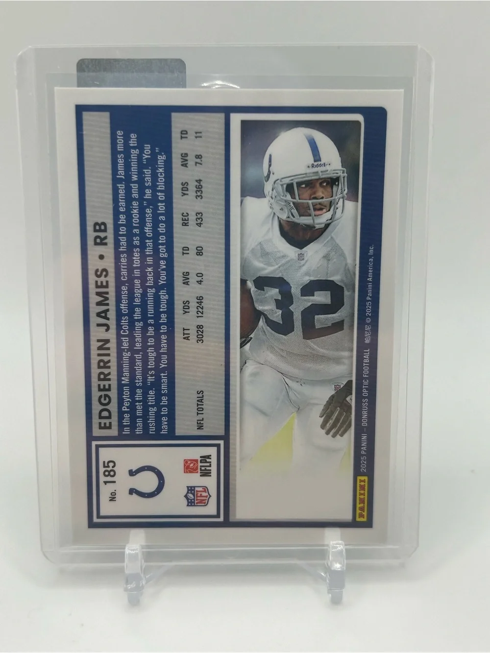 Edgerrin James Football Trading Card 🏈
